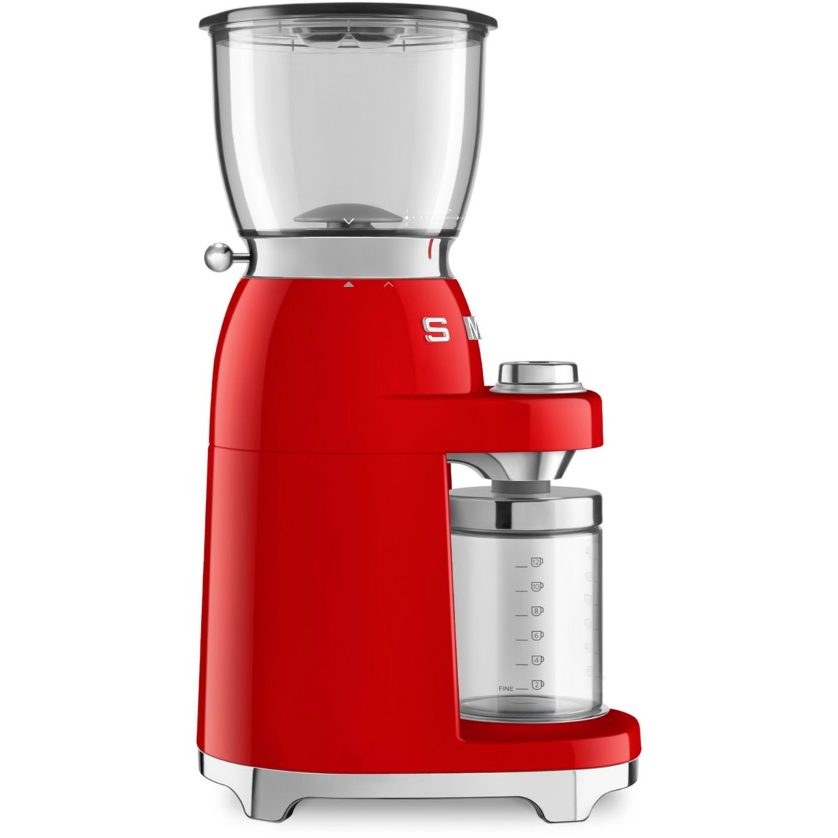 Moulin à café CGF11RDEU rouge Années 50 couleur unique, SMEG