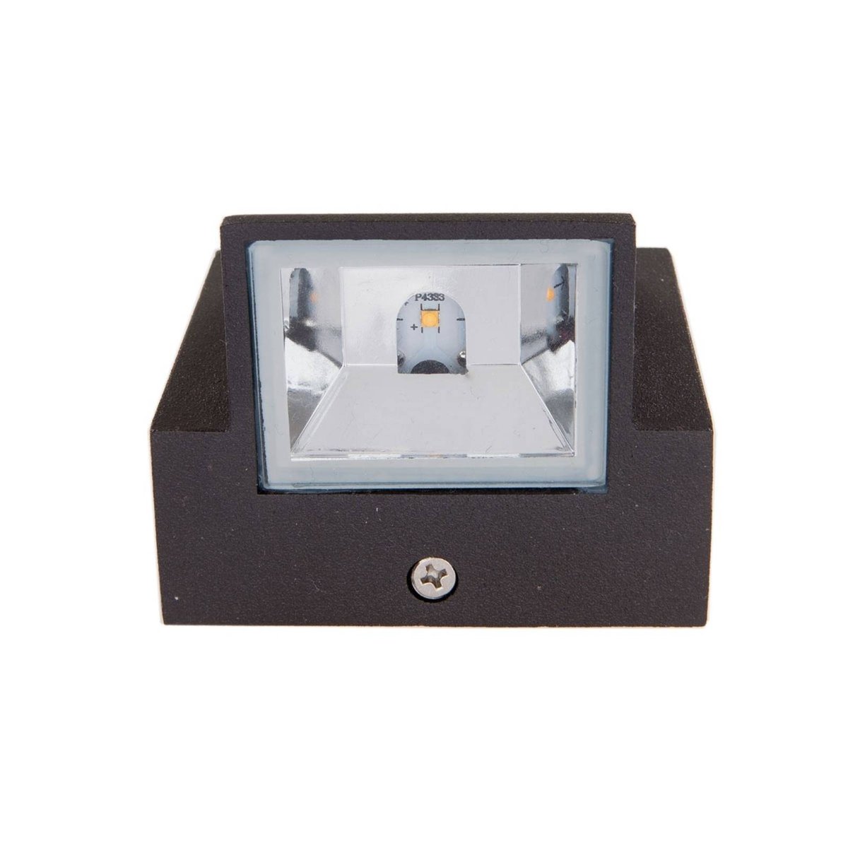 Applique extérieure en aluminium moderneLED graphite, LUCANDE