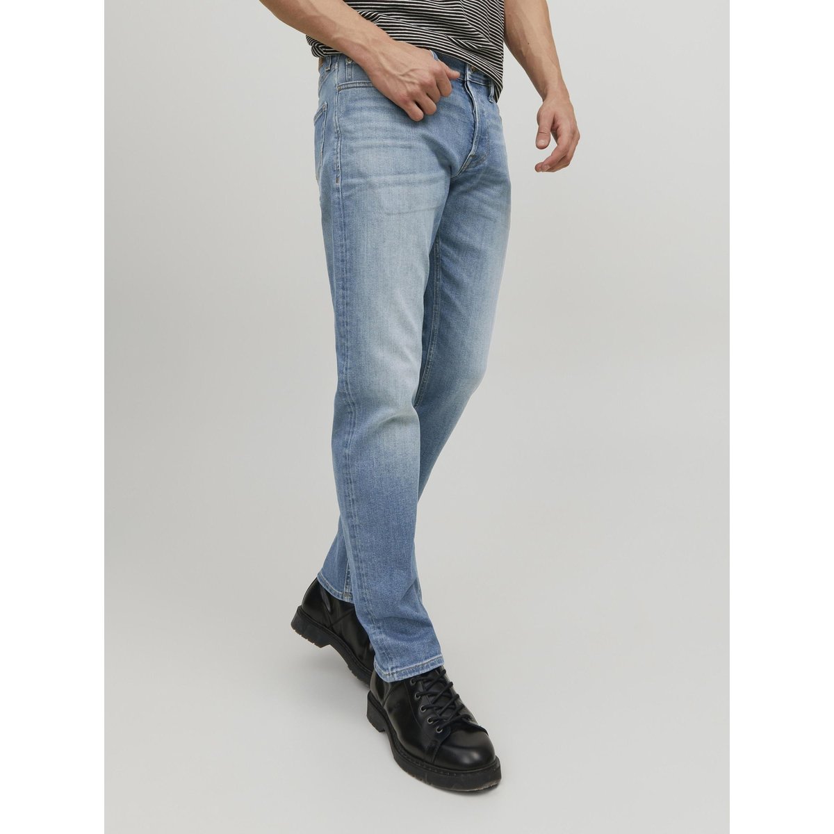 Jean Coupe Tapered blue denim, JACK & JONES
