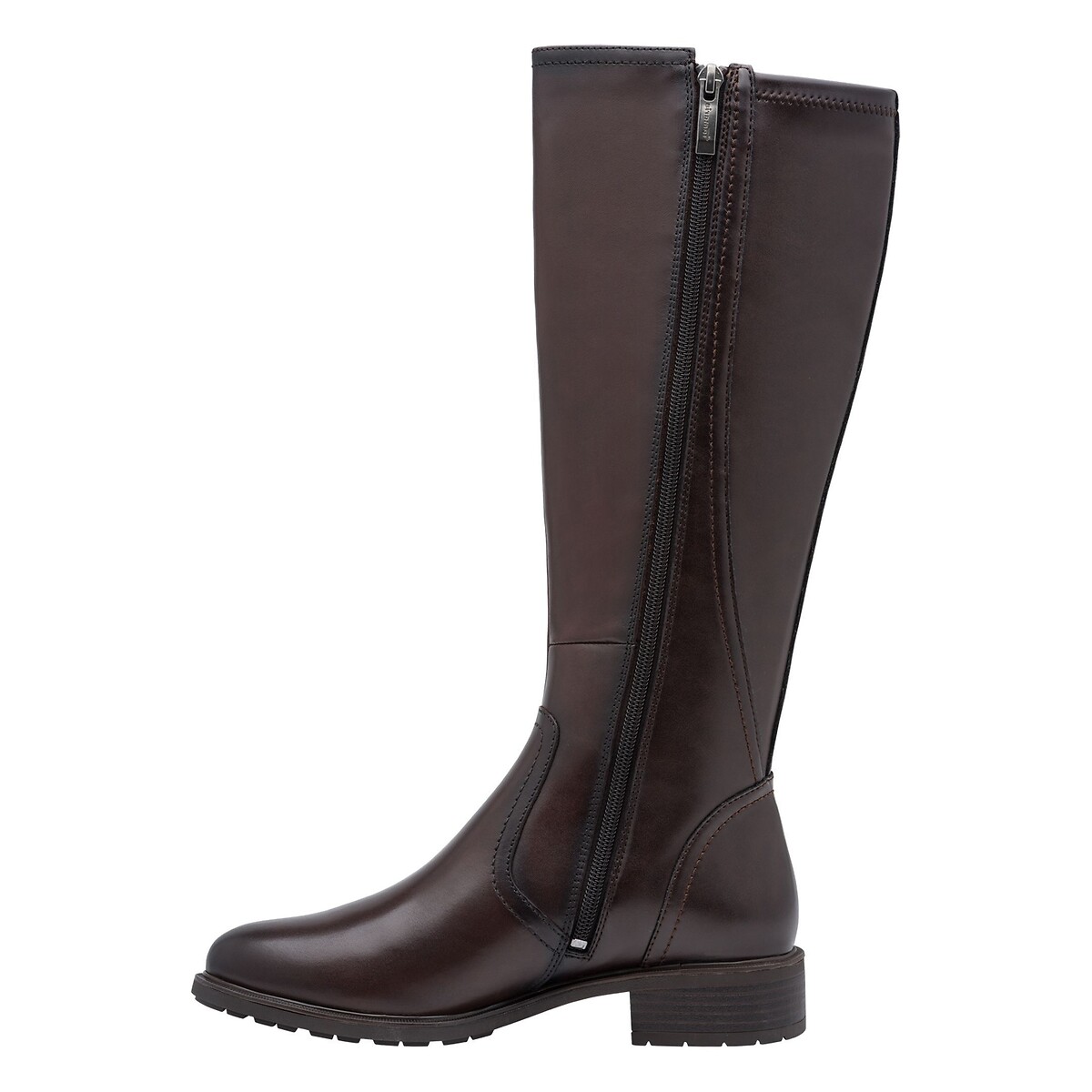 Bottes plates stretch marron foncé, TAMARIS