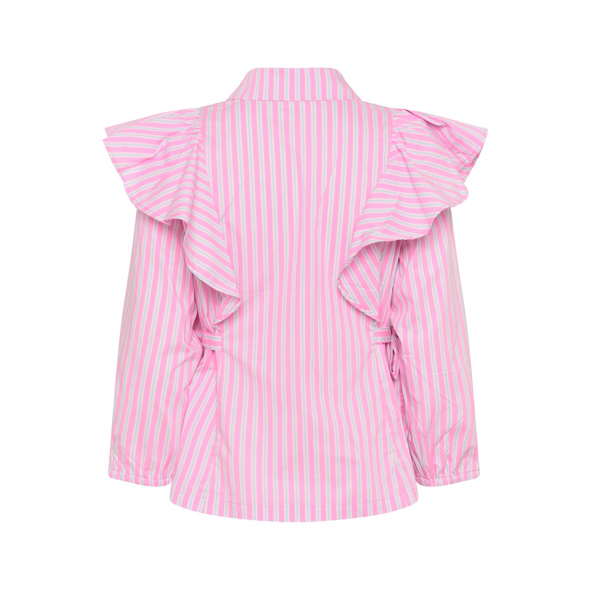 Blouse à manches courtes rose pink stripe, CULTURE