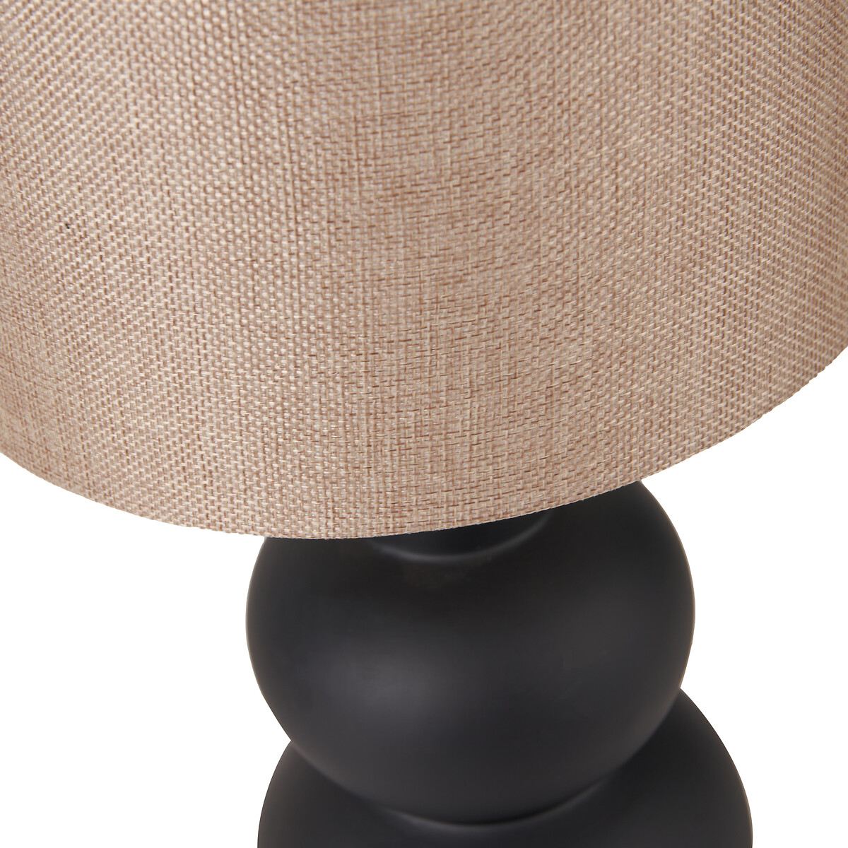 Arielle Curved Bottle Ceramic Table Lamp black, ÉDITÉ