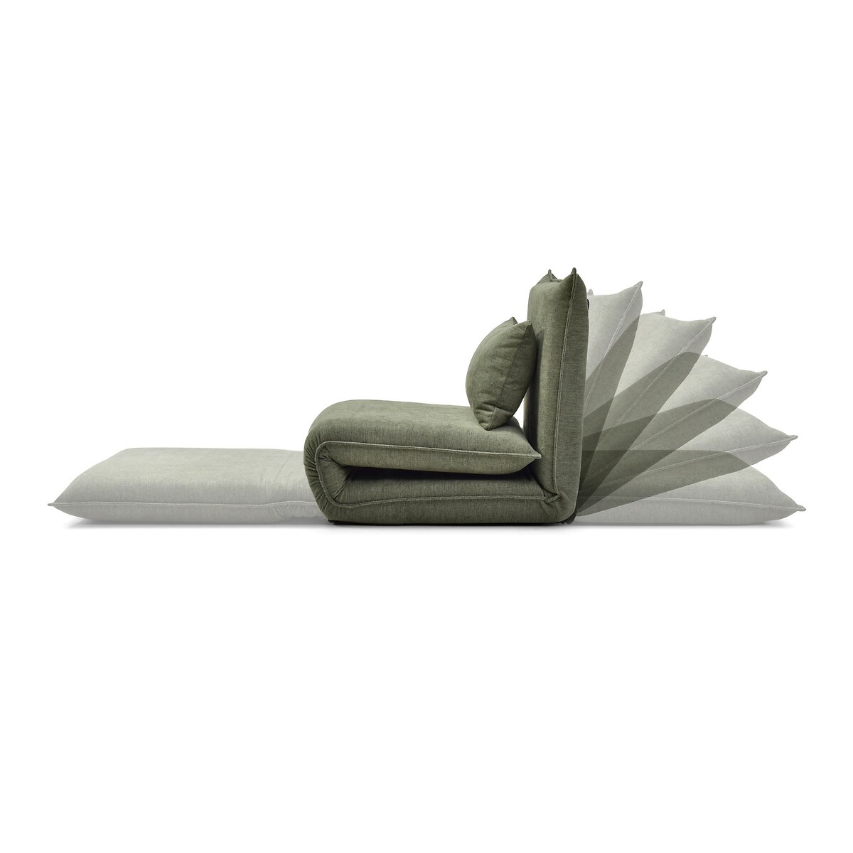 Corin Chenille Single Fold-Out Sofabed olive, ÉDITÉ