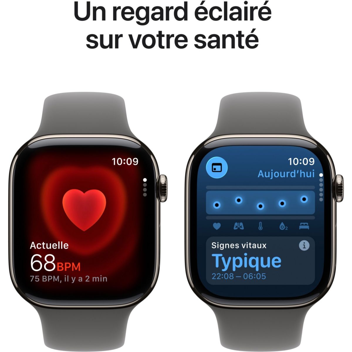 Montre connectée 42mm Tit Naturel / Gris Serie 11 S/M Cellular gris, APPLE