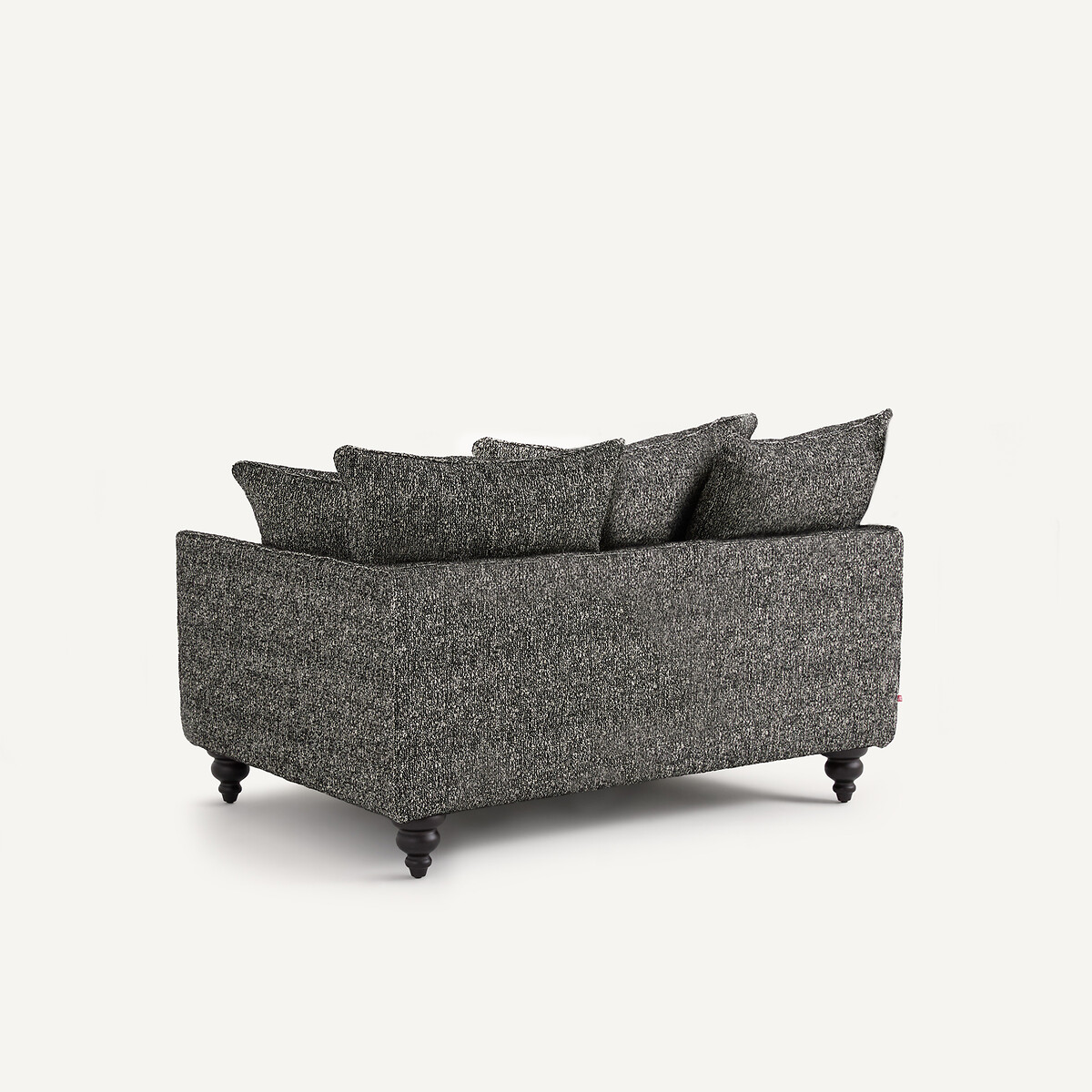 2-Sitzer-Sofa, Bouclé, LAZARE schwarz, AM.PM