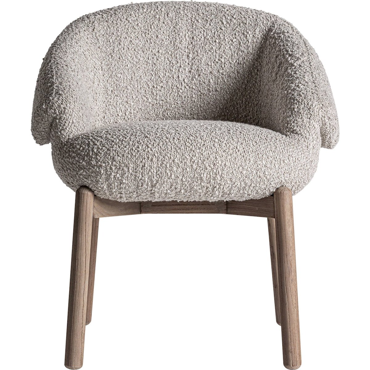 Chaise en bois d'orme, Motif jacquard bois d'orme marron translucide, RECOLLECTION