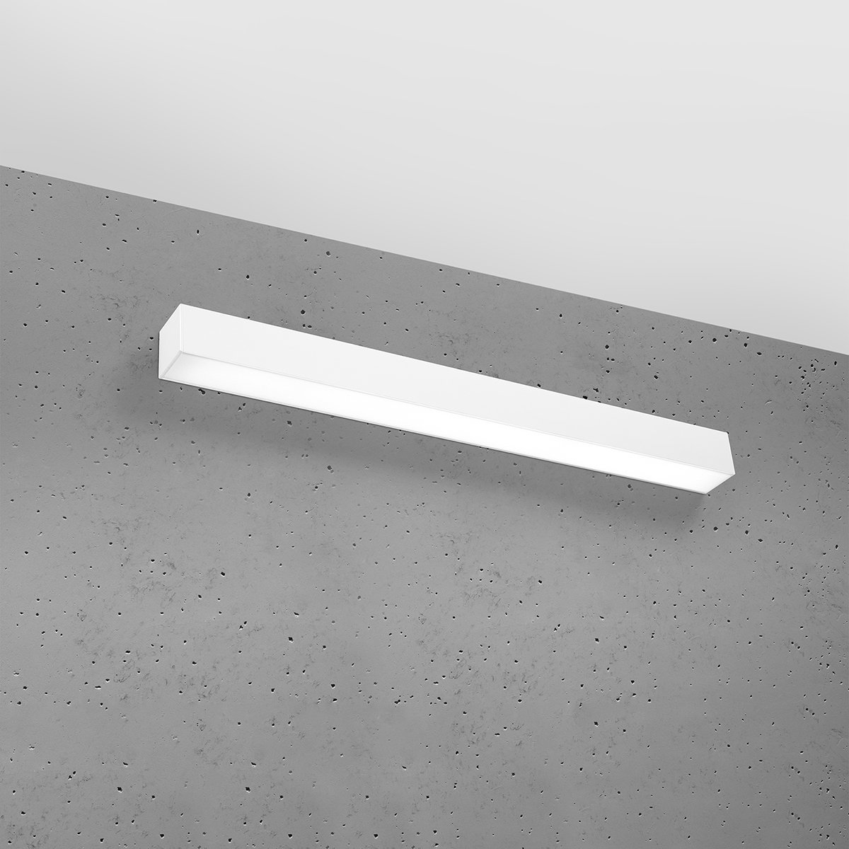 Applique murale Aluminium Blanc LED 1 Pinne blanc, EDEN