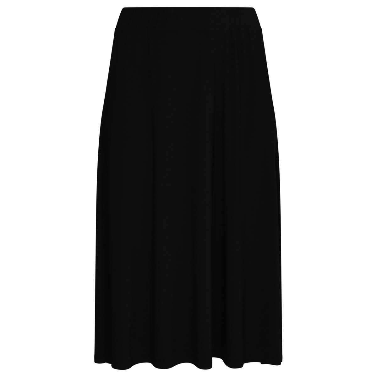 Jupe avec une ceinture élastique noir, YOEK