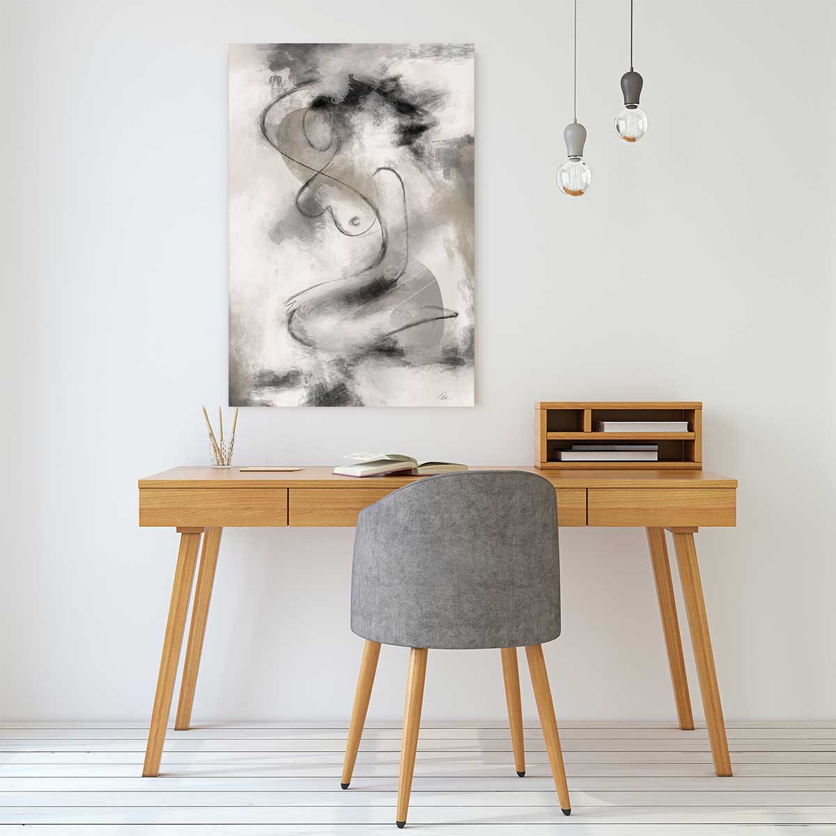 Tableau contemporain eclats de forme tableau alu dibond, HEXOA