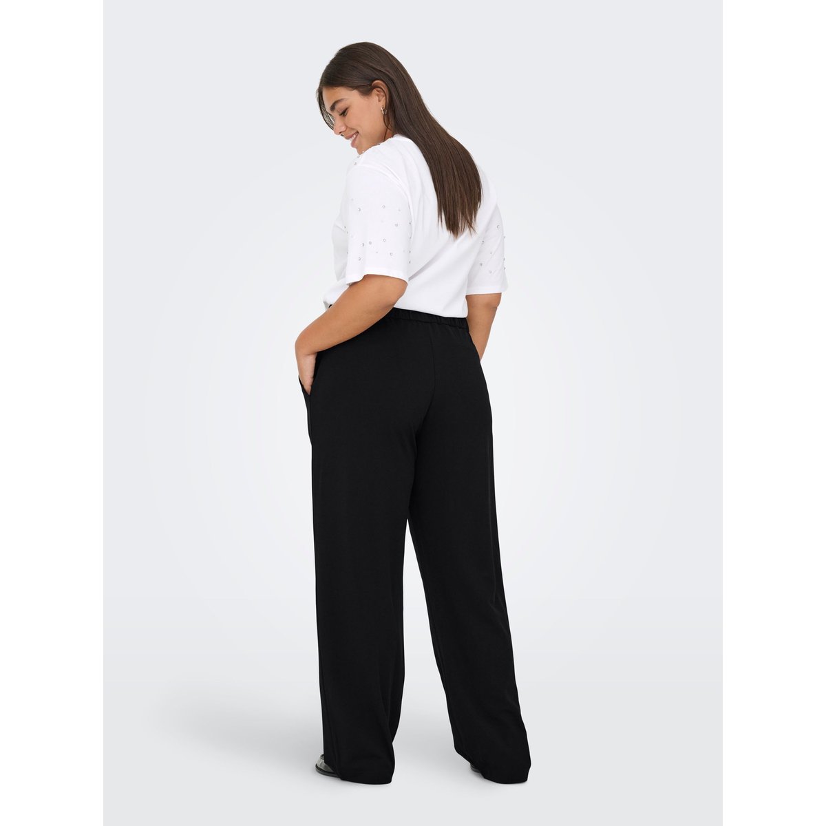 Pantalon noire - black, ONLY CARMAKOMA