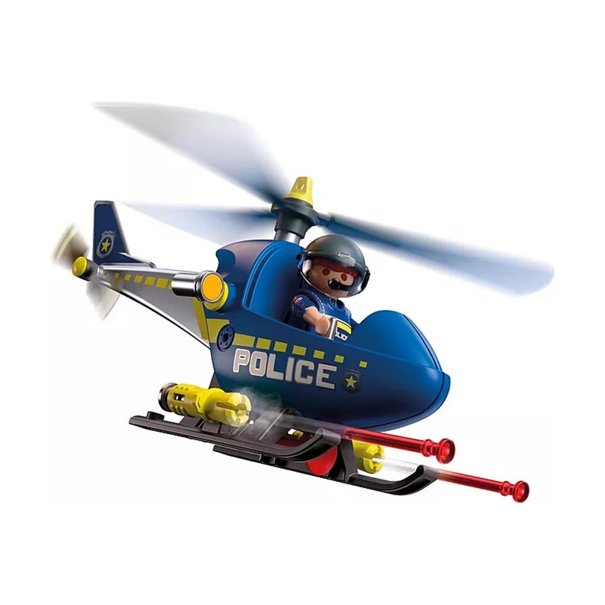 City Action Hélicoptère de police multicolore, PLAYMOBIL