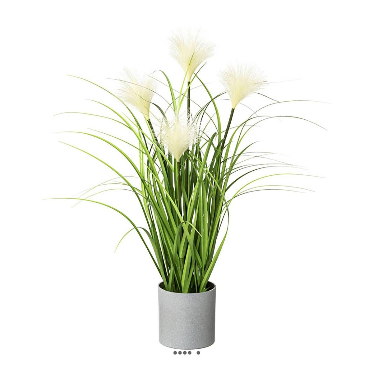 Herbe artificielle touffe en pot v002239, ARTIFICIELLES