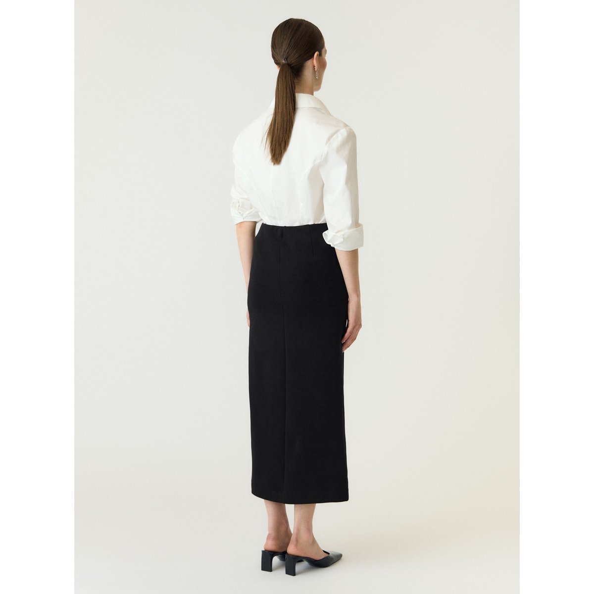 Jupe Longue noir - black1, YAS