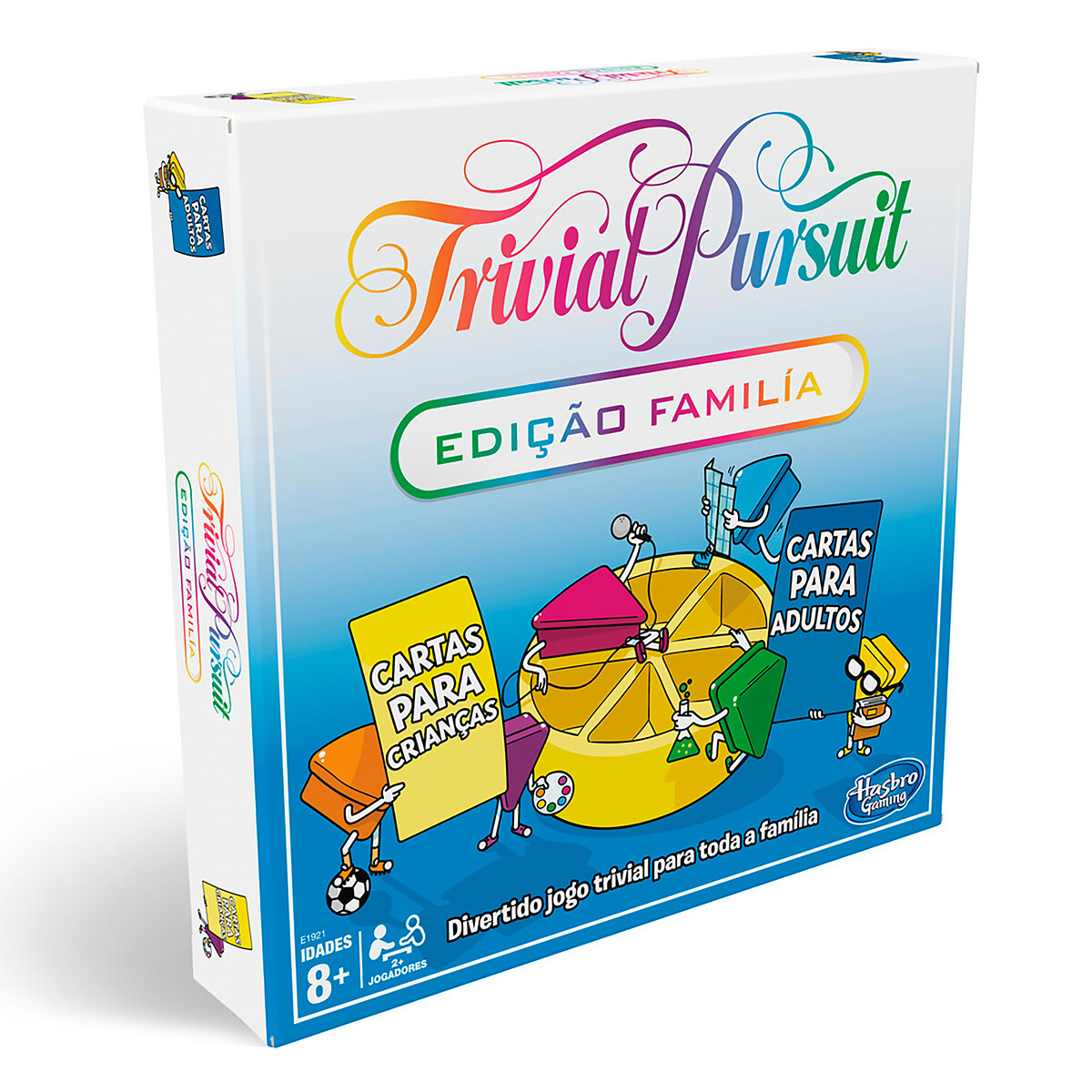 Jogo Trivial Pursuit edição família, da HASBRO multicolor, HASBRO