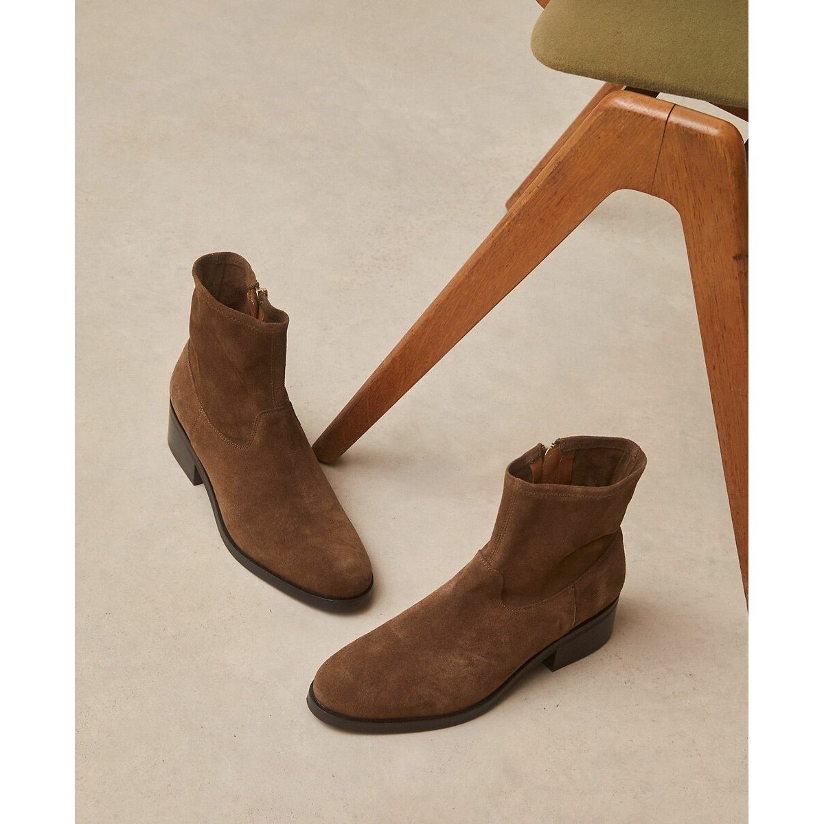 N°167 Suede Ankle Boots 90005957, RIVECOUR