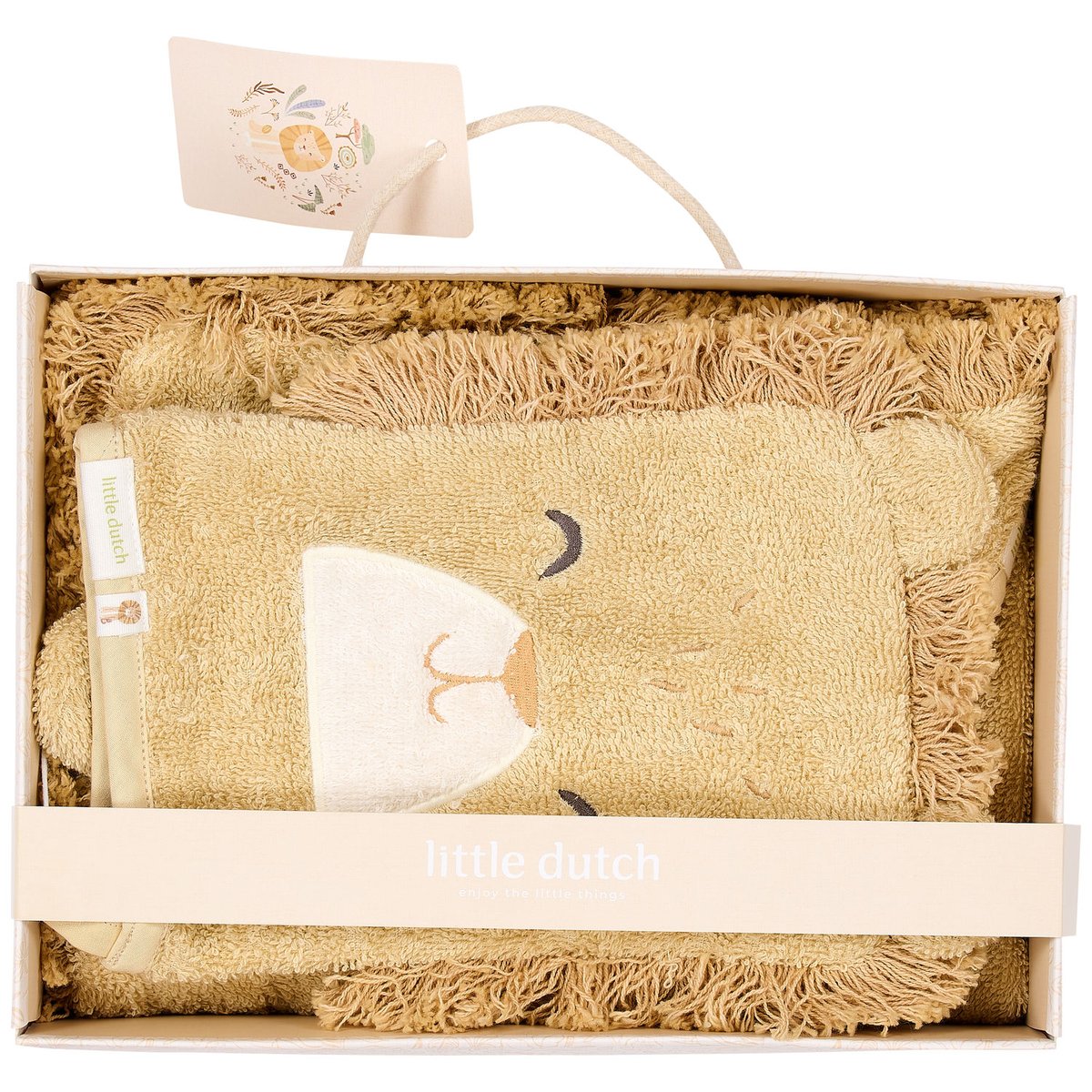 Coffret cadeau beige, marron, LITTLE DUTCH