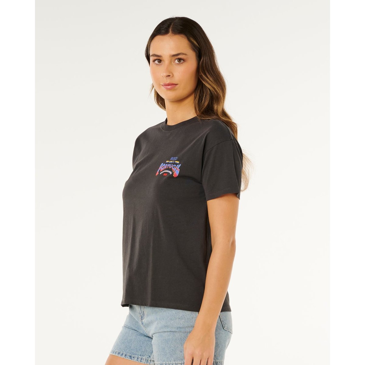 T-shirt PRO PENICHE 2026 washed black, RIP CURL