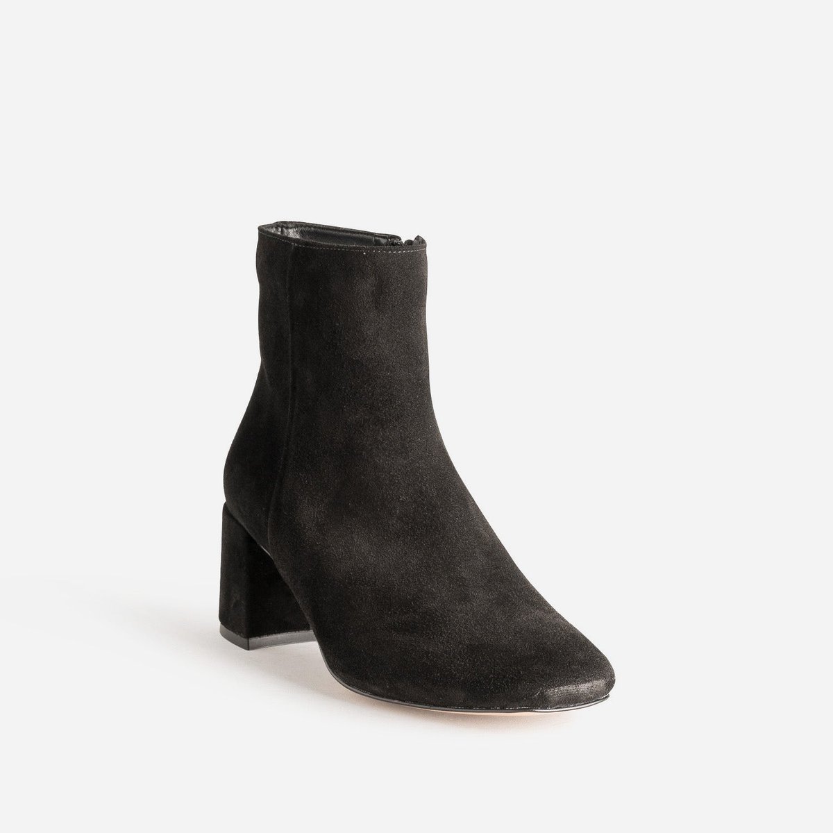 Boots À Talon en cuir NOURA noir, ERAM