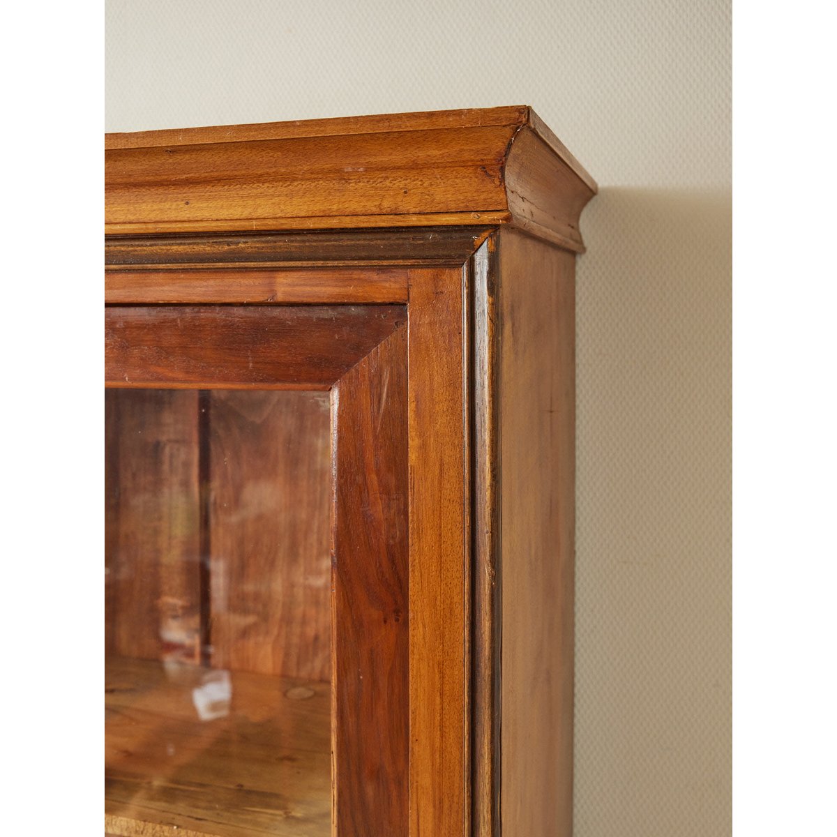 Grande vitrine en bois Victoria N°227 - Bon état transparent, DEBONGOUT