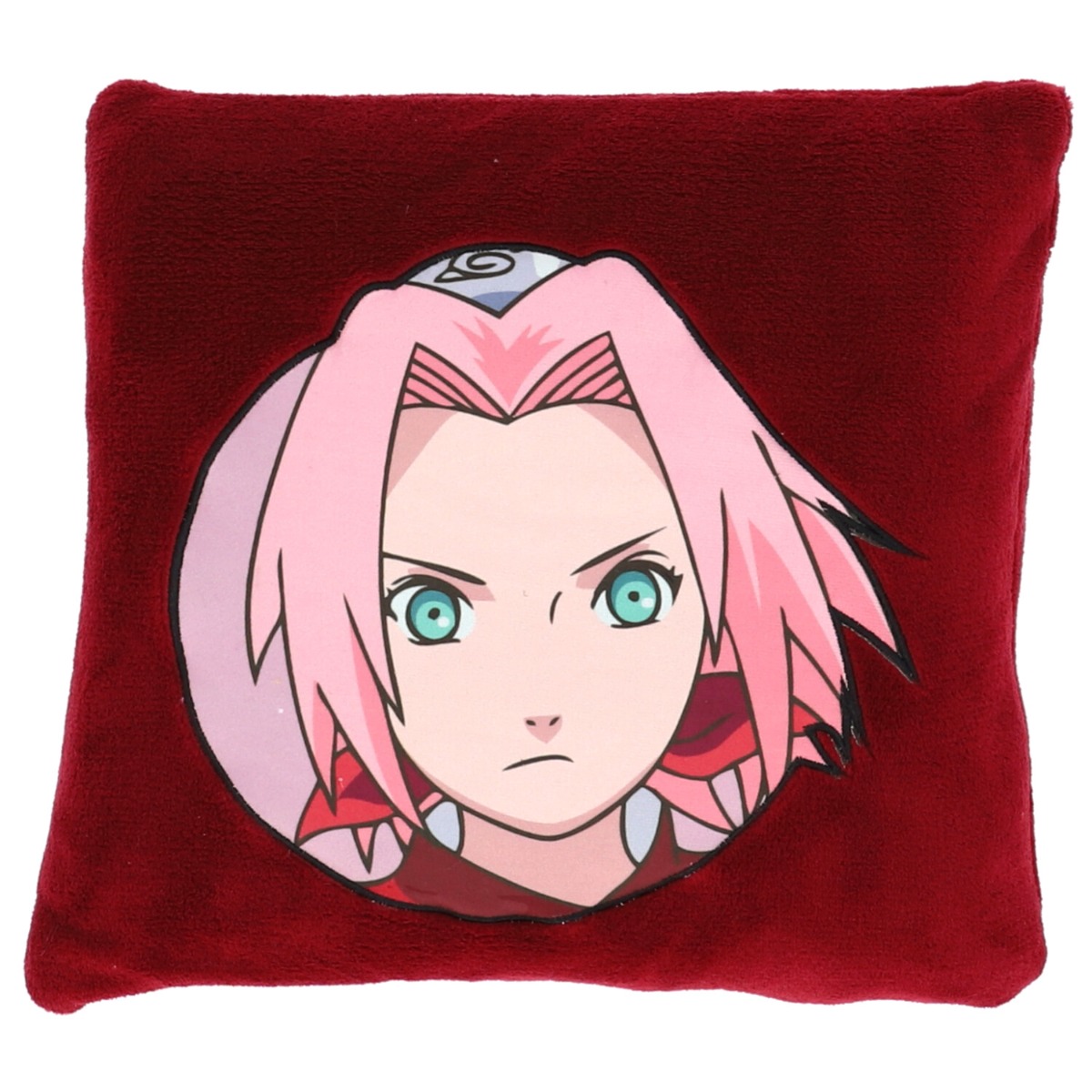 Coussin Plaid 2 en 1, NARUTO SAKURA HARUNO rouge, NARUTO