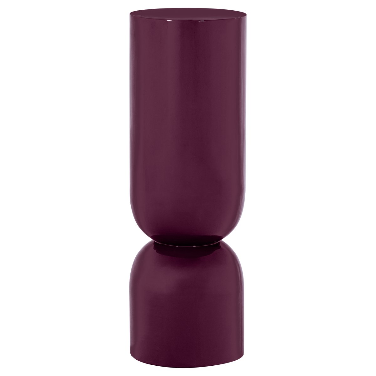 Support pour plantes haut en métal TOVAL violet foncé, WOOOD