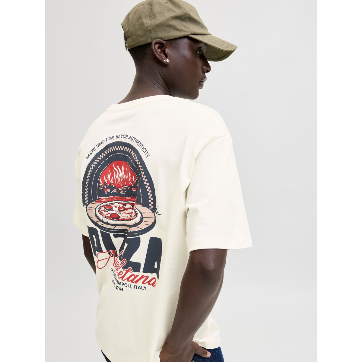T-Shirt egret, JACK & JONES