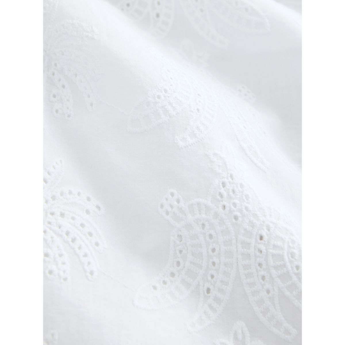 Robe midi à ourlet mouchoir avec palmier blanc, NEXT