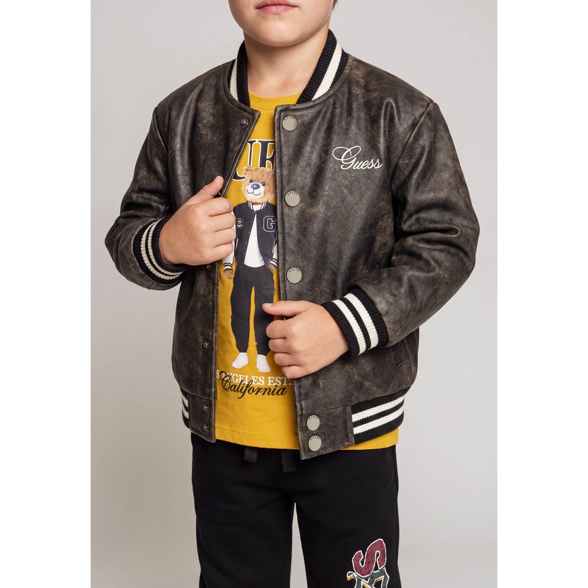 Veste Bomber Matelassée noir, GUESS KIDS