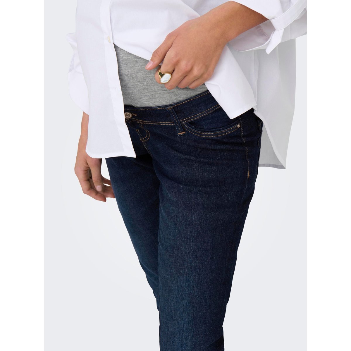 Jean Skinny dark blue denim, ONLY