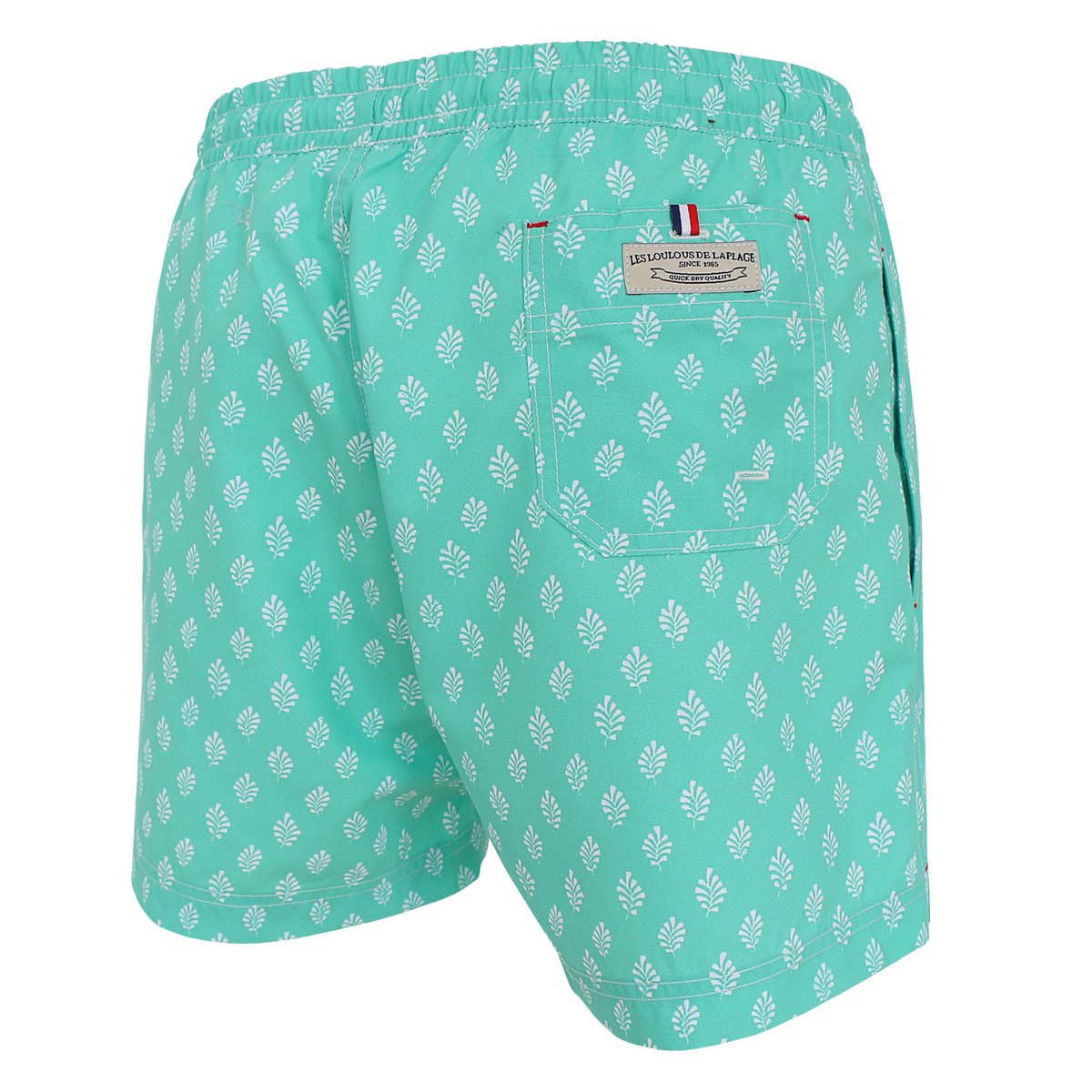 Short de bain MONTAUK 2457 ferns vert, LES LOULOUS DE LA PLAGE