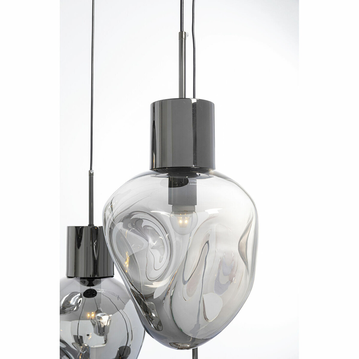 Hängeleuchte Supernova Smoky Cinque Ø50cm silberfarben, KARE DESIGN
