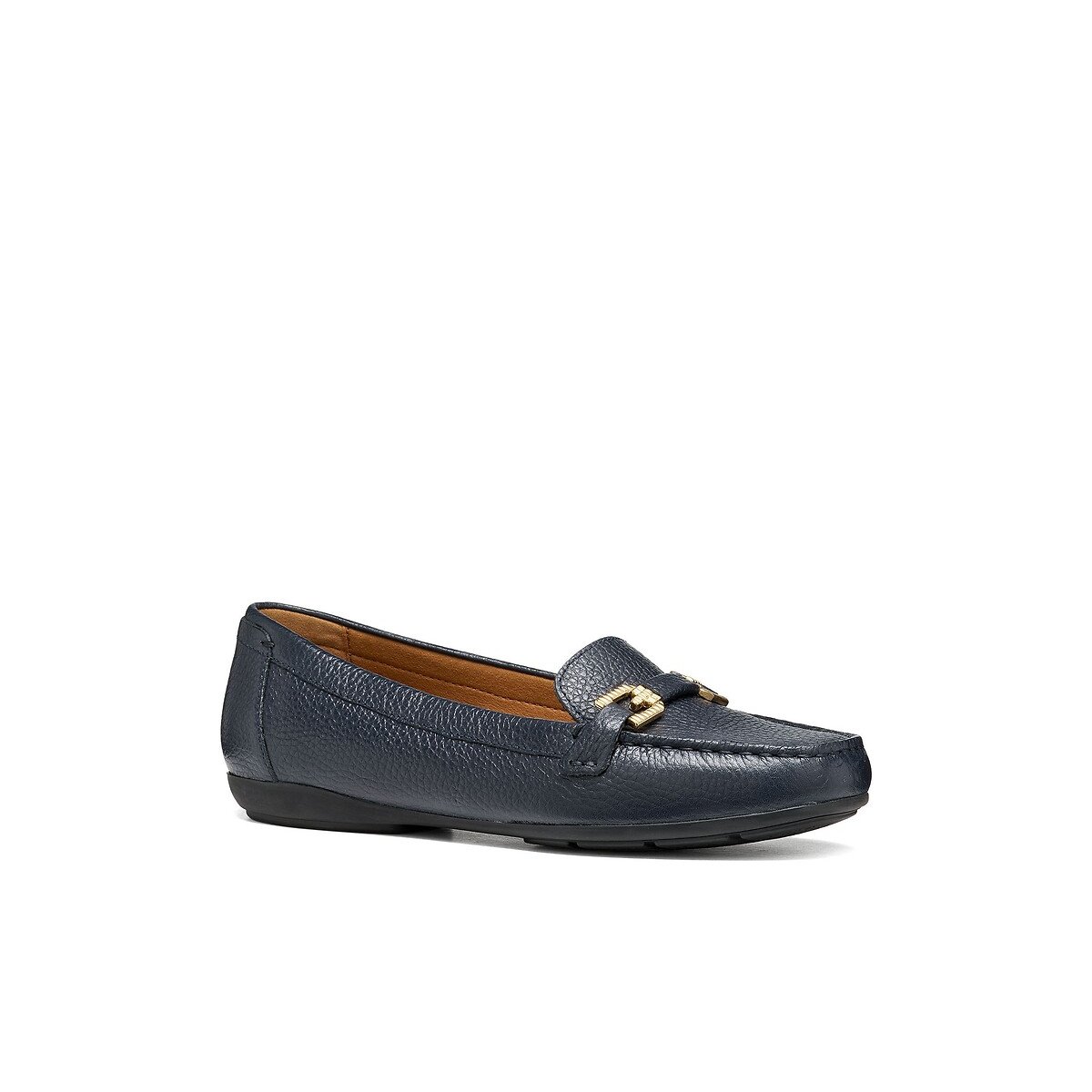 Mocassins en cuir, ANNYTAH MOC bleu marine, GEOX