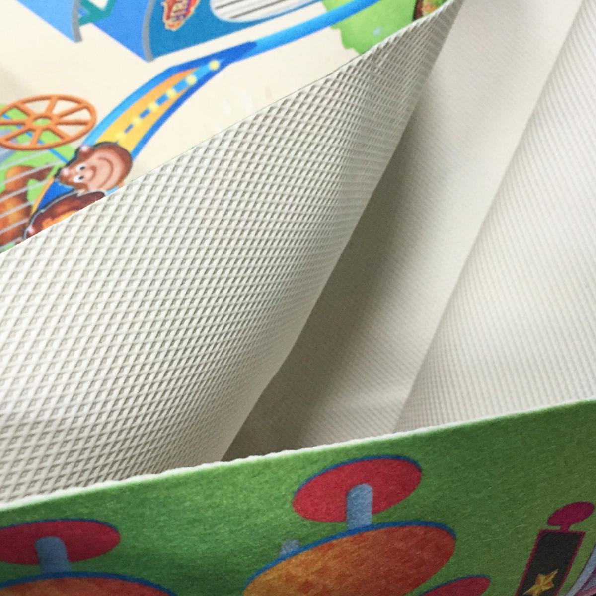 Tapis enfant tissé CIRQUE multicolore, UN AMOUR DE TAPIS