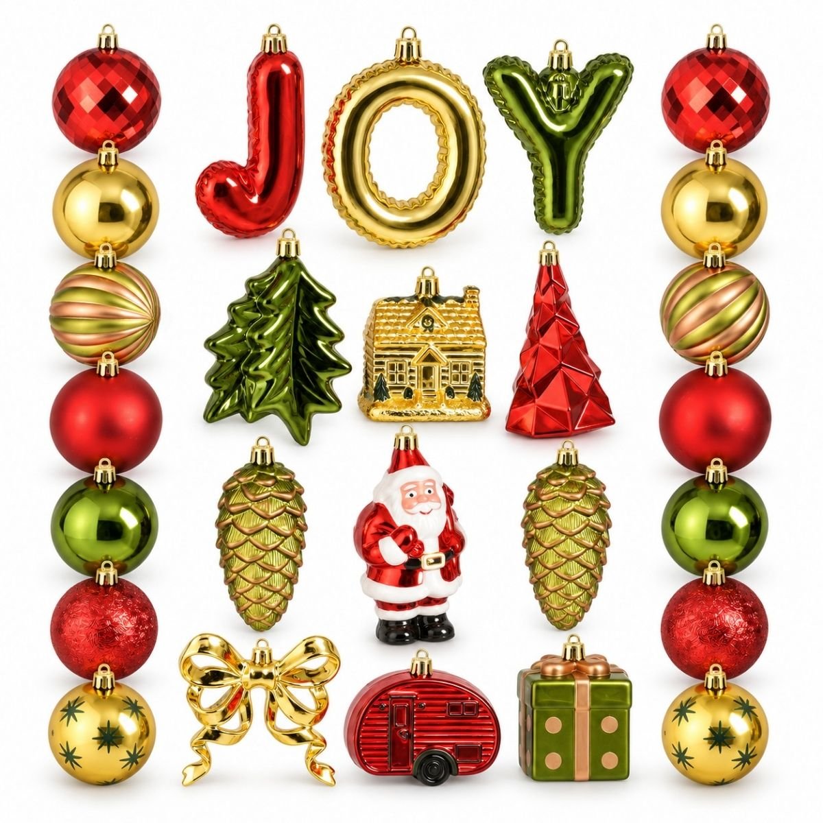 Boule de Noël multicolores, MICA DECORATIONS