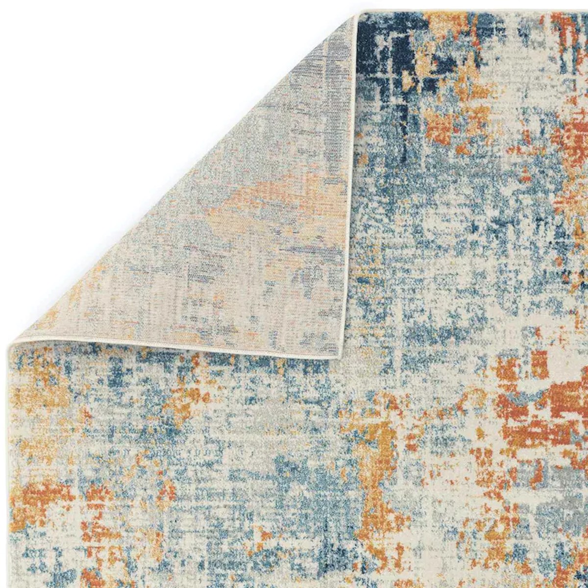 Tapis salon et chambre moderne tissé plat MIRAGE multicolore, NOVATREND