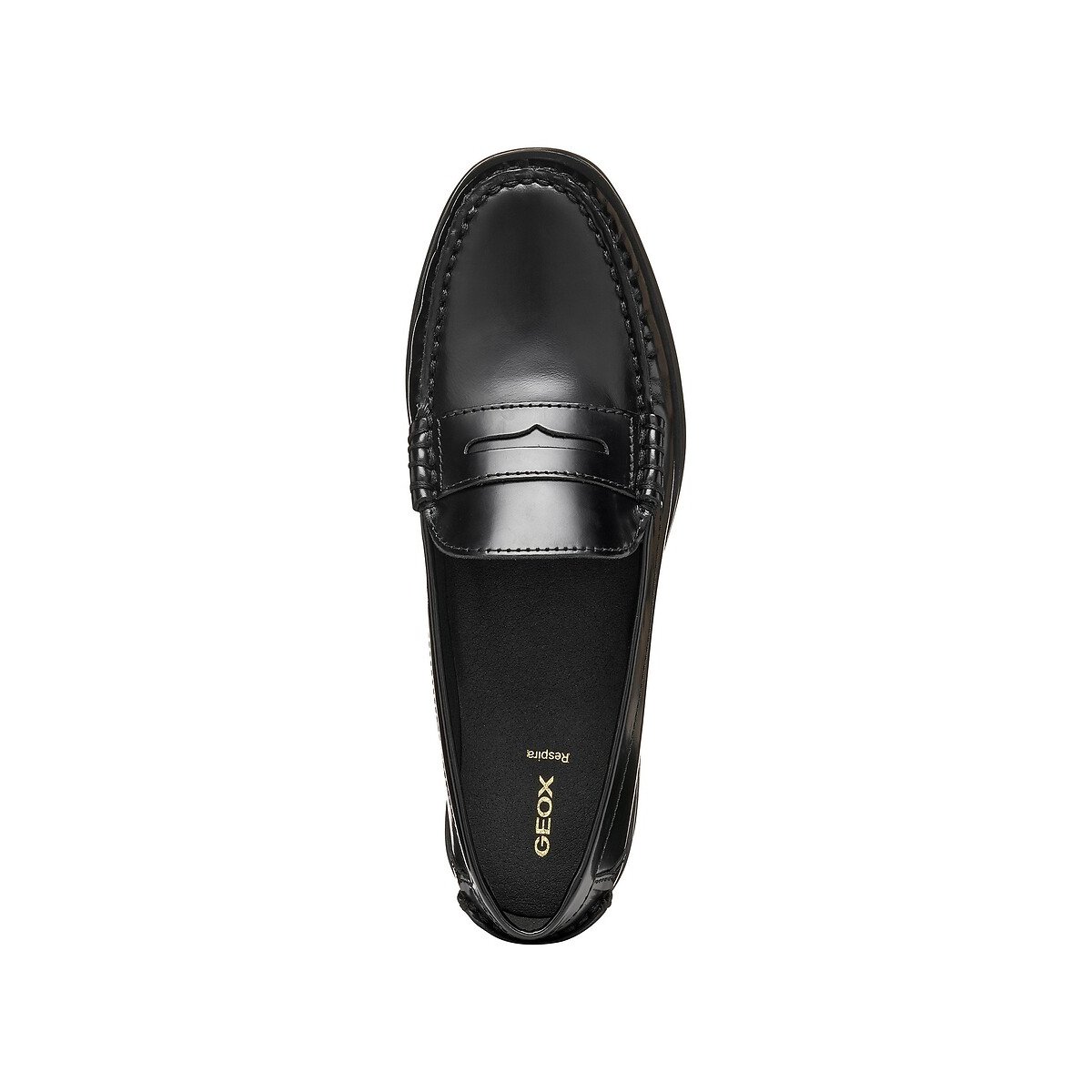 Mocassins en cuir, NOEMEN noir, GEOX