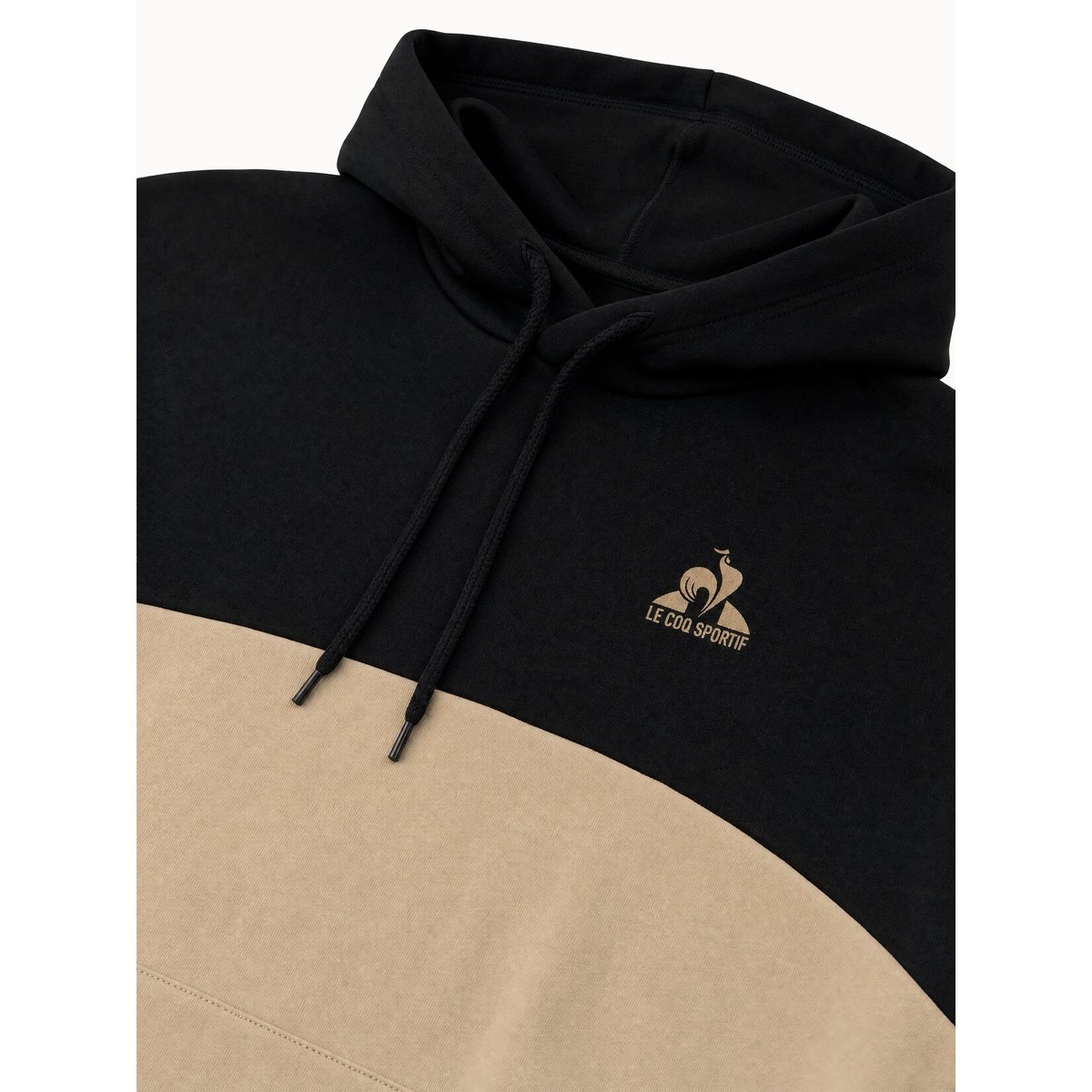 Sweat à capuche en double face colorblock NOEL black, LE COQ SPORTIF