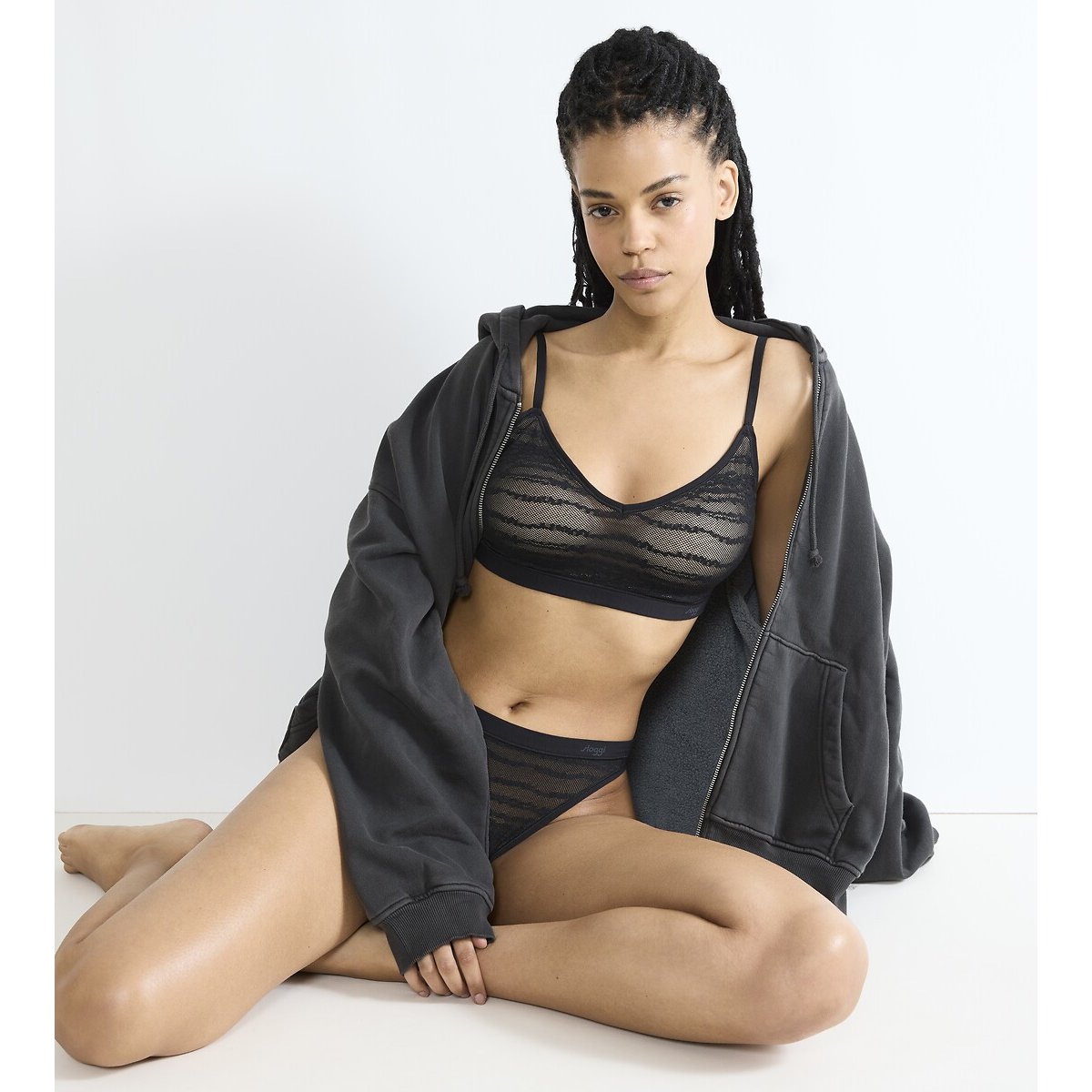 Free Evolve Non-Underwired Bra black, SLOGGI