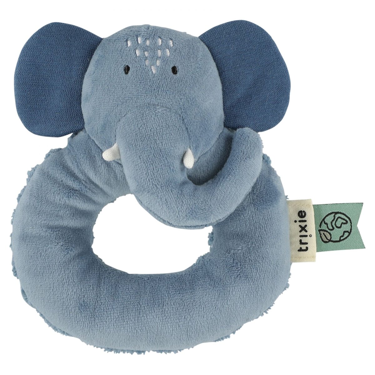 Hochet rond Mrs. Elephant - Trixie couleur unique, TRIXIE