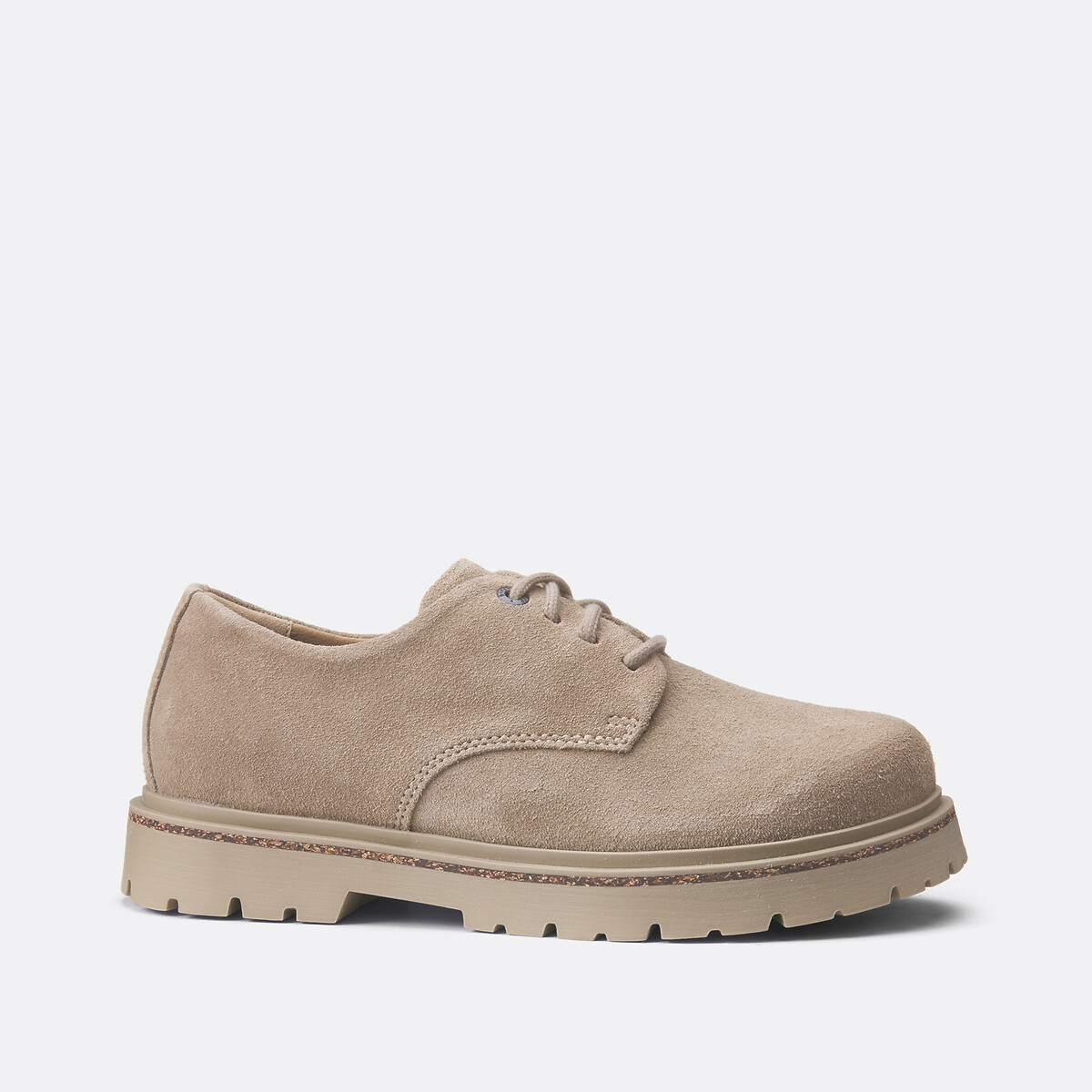 Derbies van suède HIGHWOOD LACE LOW taupe , BIRKENSTOCK