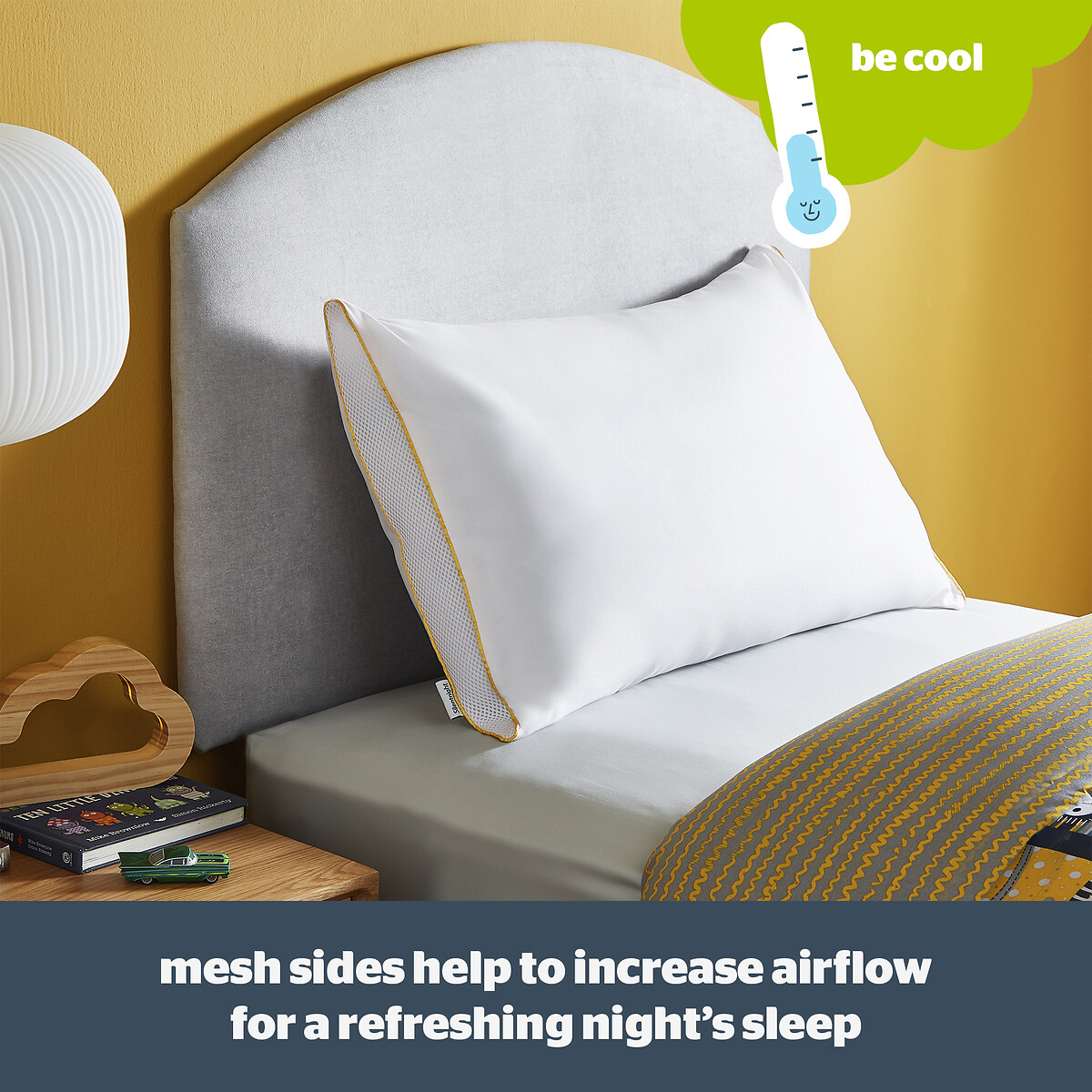 Healthy Growth Breathable Anti Allergy Pillow white, SILENTNIGHT