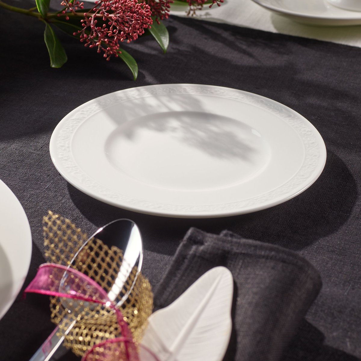 Assiette À Pain WHITE PEARL couleur unique, VILLEROY & BOCH SIGNATURE