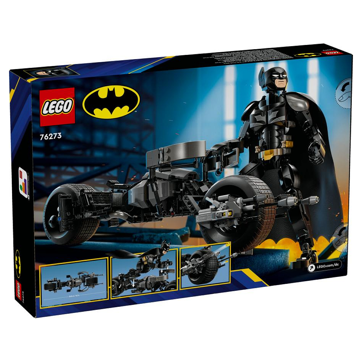 76273 La figurine de batman à construire et la moto bat-pod ® DC Comics Super Heroes multicolore, LEGO