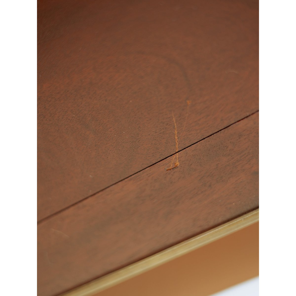 Bureau en bois style directoire au plateau amovible Edouard N°1028 - Bon état bois clair, DEBONGOUT