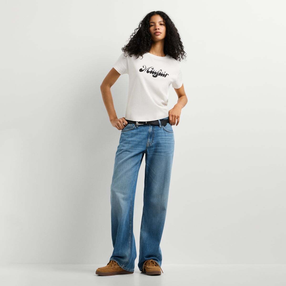 T-Shirt Avec Imprimé Graphique blanche mousse, PEPE JEANS