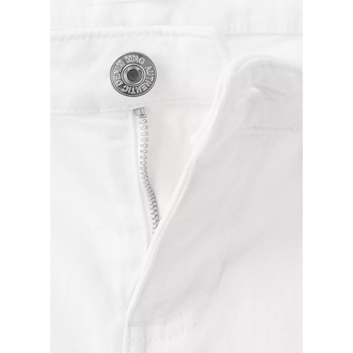Jean low waist wide leg blanc, MANGO TEEN
