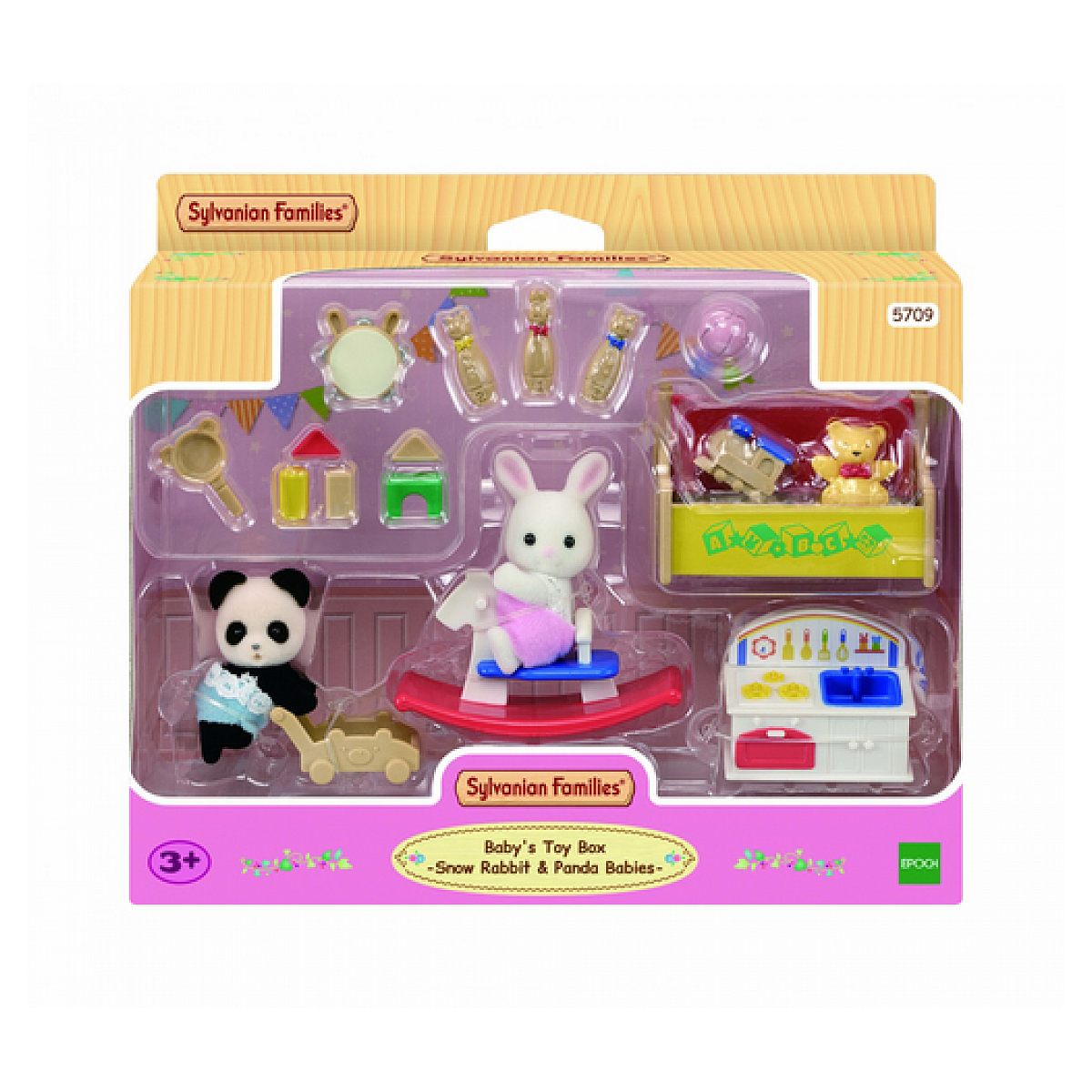 5709 Le coffre a jouets des bebes - v002226, SYLVANIAN FAMILIES