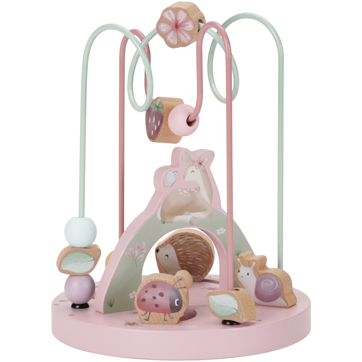 Boulier spirale rose, multicolore, LITTLE DUTCH