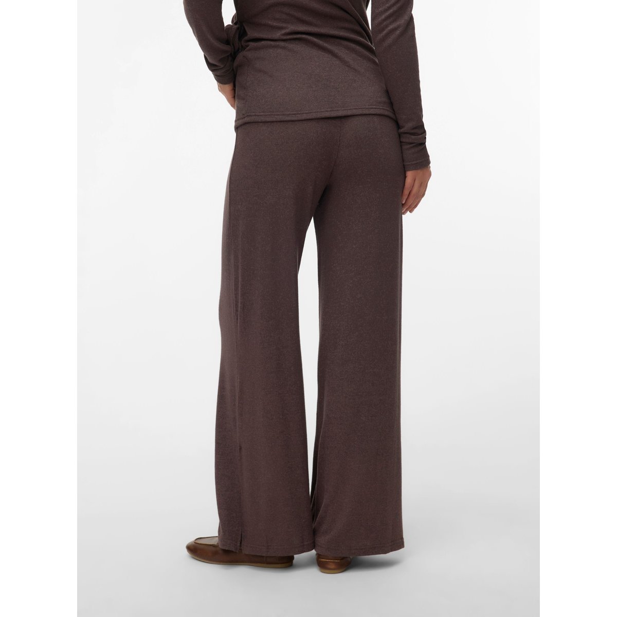 Pantalon À Jambe Large marron - chocolate brown 1, MAMA LICIOUS