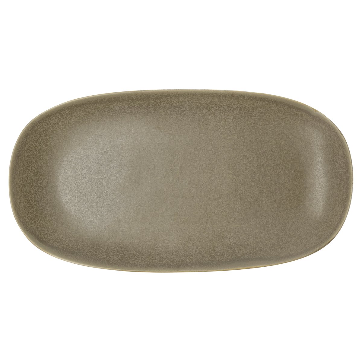 Plat de service SHOKU marron chaud, VILLA COLLECTION